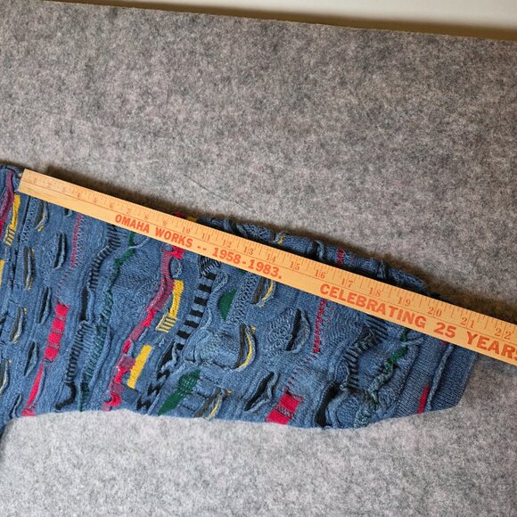 COOGI Blues 3D Cotton Knit Crewneck Sweater Men's XL Vintage Australia 1990s - Picture 6 of 7